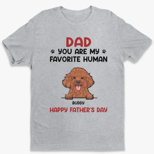Grâce à lui, j'ai pu voir un avenir - T-shirt unisexe personnalisé pour chien et chat, sweat à capuche, sweat-shirt - Fête des pères, cadeau pour les propriétaires d'animaux, amoureux des animaux