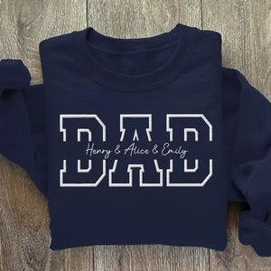 J'ai toujours pensé que tu ferais un super papa - Sweat-shirt brodé personnalisé en famille - Fête des pères, cadeau pour papa, grand-père