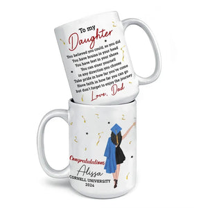 Vous croyez que vous le pouvez, alors vous l'avez fait - Tasse personnalisée familiale - Cadeau de remise de diplôme pour les membres de la famille, les frères et sœurs