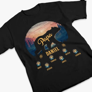 L'amour d'un père est inconditionnel et éternel - T-shirt, sweat à capuche et sweat-shirt unisexe personnalisé pour la famille - Cadeau pour papa et grand-père