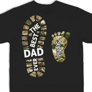 Nous sommes toujours fiers de mon père - T-shirt unisexe personnalisé imprimé au dos - Fête des pères, cadeau pour papa, grand-père