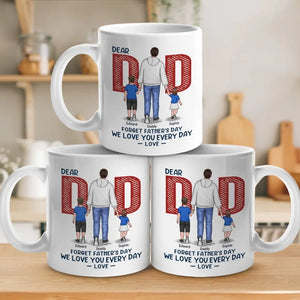 La famille est un trésor caché - Mug personnalisé pour la famille - Cadeau pour la fête des pères
