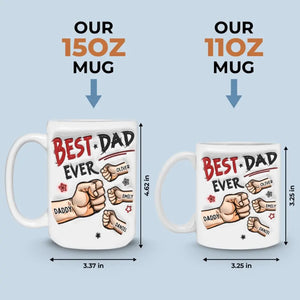 Tu es toujours le meilleur pour moi - Mug personnalisé en 3D avec effet gonflé - Cadeau pour la fête des pères, papa, grand-père