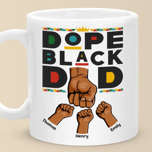 Nous sommes coéquipiers - Tasse personnalisée familiale - Fête des pères, cadeau pour papa, grand-père