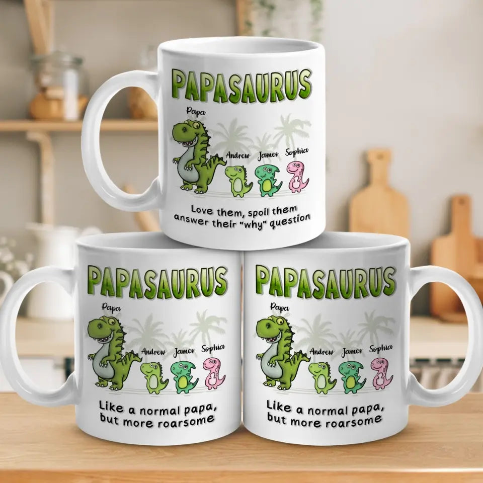 Certaines personnes valent la peine de fondre pour elles - Mug personnalisé 3D à effet gonflé - Fête des pères, cadeau pour papa, grand-père