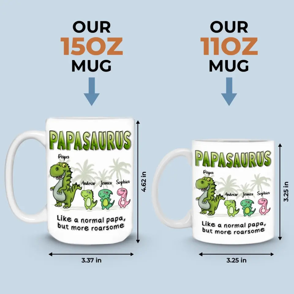 Certaines personnes valent la peine de fondre pour elles - Mug personnalisé 3D à effet gonflé - Fête des pères, cadeau pour papa, grand-père