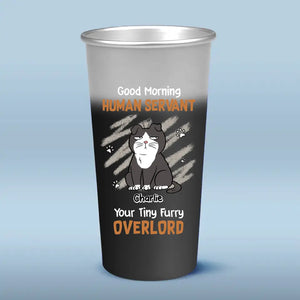 Thank You For Your Daily Snacks - Cat Personalized Custom Aluminum Changing Color Cup - Gift For Pet Owners, Pet Lovers