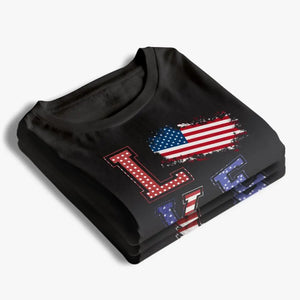 La maison est là où maman est - T-shirt unisexe personnalisé pour la famille, sweat à capuche, sweat-shirt - 4 juillet, cadeau pour maman, grand-mère