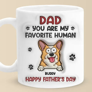 Chaque chien mérite un foyer aimant - Mug personnalisé avec effet gonflable 3D - Cadeau pour les propriétaires d'animaux et les amoureux des animaux