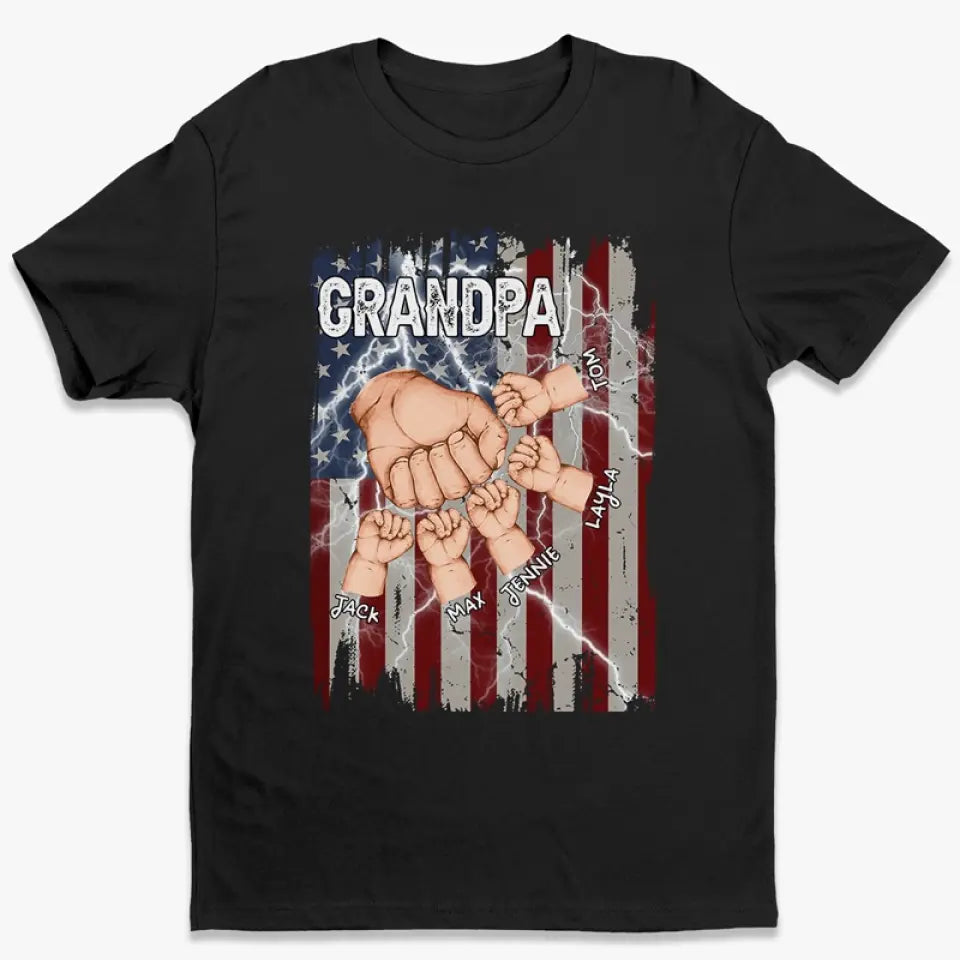 Ce grand-père génial appartient à - T-shirt unisexe personnalisé, sweat à capuche, sweat-shirt - 4 juillet, fête des pères, cadeau pour papa, grand-père