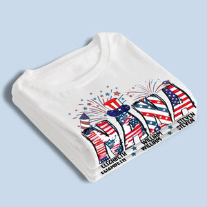 L'un des mots les plus doux que j'aie jamais entendu est "Nana" - T-shirt unisexe personnalisé, sweat à capuche, sweat-shirt - 4 juillet, cadeau pour maman, grand-mère
