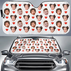 Aventures familiales personnalisées : créez les meilleurs souvenirs ! Pare-soleil personnalisé pour pare-brise de voiture, protection pour vitres de voiture ! Cadeau pour les membres de la famille.