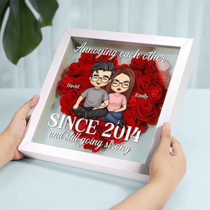 Nous nous ennuyons mutuellement depuis - Boîte à fleurs personnalisée pour couple - Cadeau pour mari et femme, anniversaire