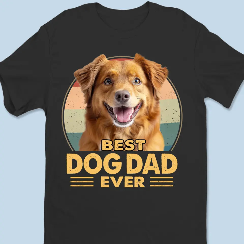 La maison photo personnalisée est l'endroit où l'animal court pour vous saluer - T-shirt unisexe personnalisé pour chien et chat, sweat à capuche, sweat-shirt - Nouveauté, cadeau pour les propriétaires d'animaux, les amoureux des animaux AMZ
