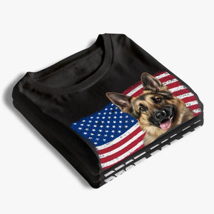 T-shirt, sweat à capuche et sweat-shirt unisexe personnalisé avec photo « Adoptez l'amour de votre vie » pour chien et chat - Nouveauté, cadeau pour les propriétaires d'animaux et les amoureux des animaux AMZ