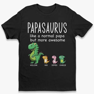Comme un papa normal, mais en plus génial ! T-shirt unisexe personnalisé pour la famille, sweat à capuche, sweat-shirt - Nouveauté, fête des pères, cadeau pour papa, grand-père AMZ