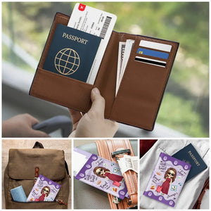 L'aventure en vaut la peine - Étui de passeport personnalisé pour voyage, porte-passeport - Cadeau de vacances, cadeau pour les amateurs de voyages d'aventure
