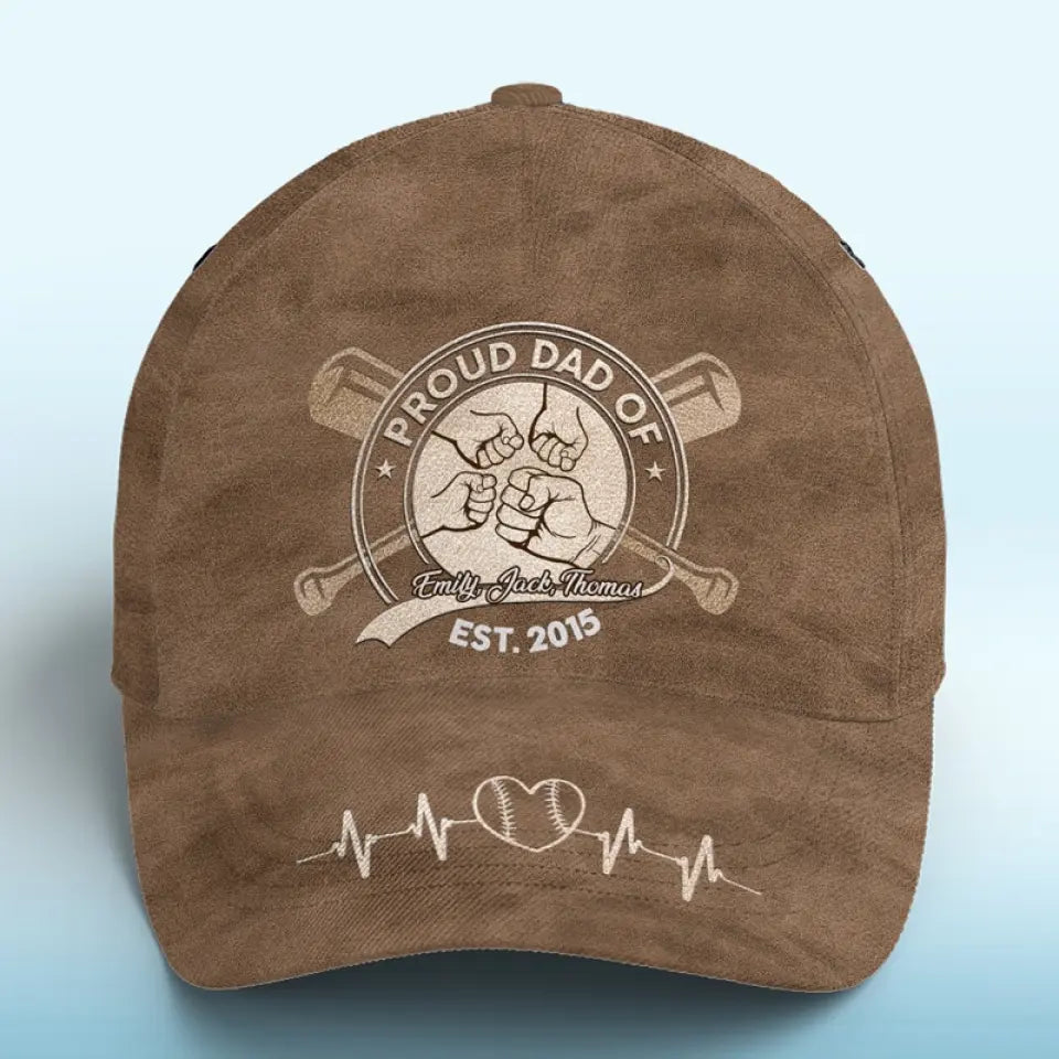 Pour nous, tu es parfait - Chapeau personnalisé familial, casquette classique à imprimé intégral - Fête des pères, cadeau pour papa, grand-père