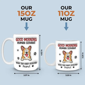 La vie est meilleure avec un ami à quatre pattes ! Mug personnalisé avec effet gonflé en 3D pour chien et chat ! Cadeau pour les propriétaires et les amoureux des animaux.