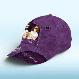 Les bonnes choses de la vie sont meilleures avec vous - Chapeau personnalisé pour couple, casquette classique à imprimé intégral - Cadeau pour mari et femme, anniversaire