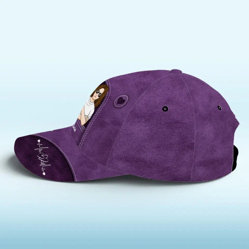 Les bonnes choses de la vie sont meilleures avec vous - Chapeau personnalisé pour couple, casquette classique à imprimé intégral - Cadeau pour mari et femme, anniversaire