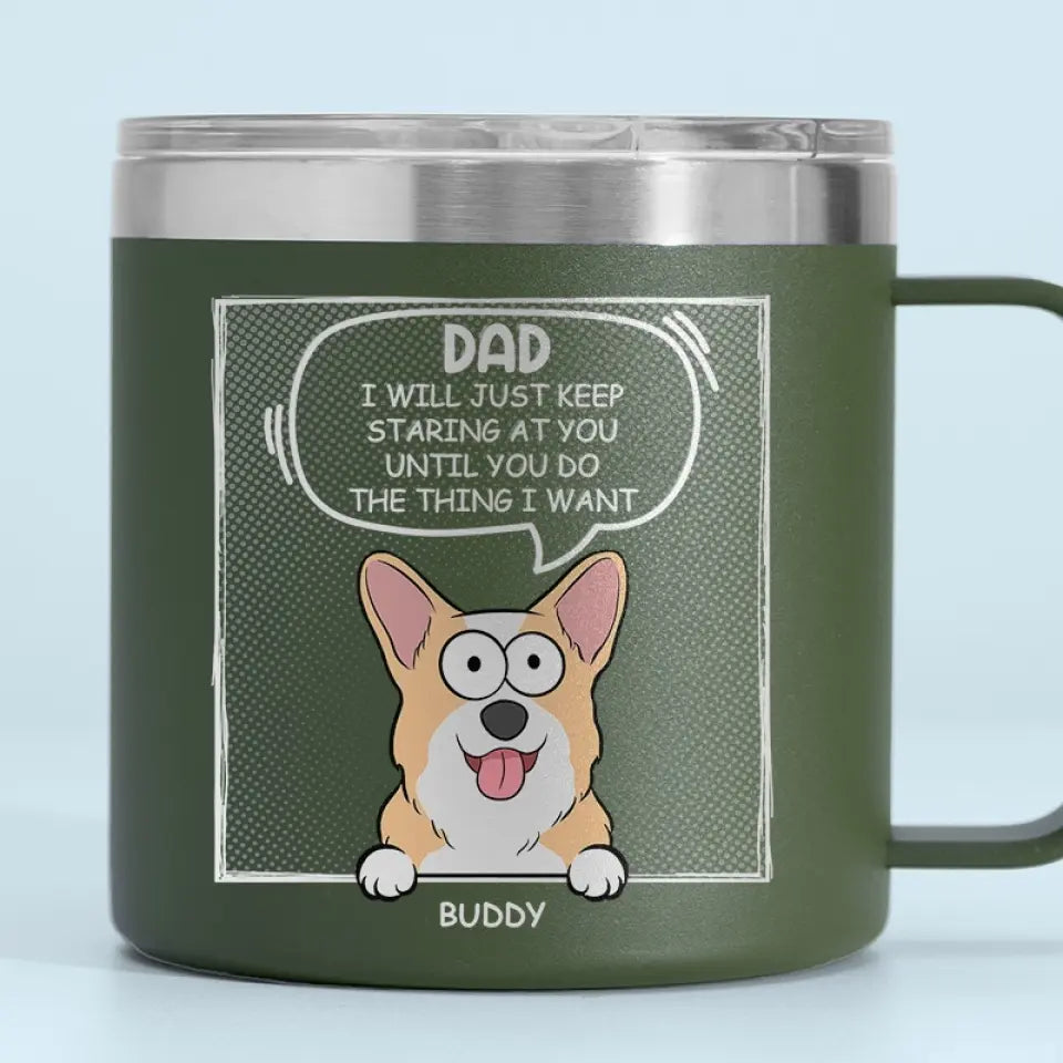 Les amis à fourrure sont les meilleurs amis du monde ! Gobelet personnalisé en acier inoxydable de 396 ml avec poignée pour chien et chat ! Cadeau idéal pour les propriétaires et les amoureux des animaux.
