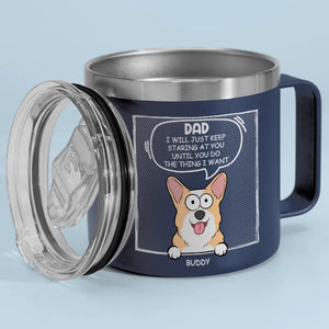Les amis à fourrure sont les meilleurs amis du monde ! Gobelet personnalisé en acier inoxydable de 396 ml avec poignée pour chien et chat ! Cadeau idéal pour les propriétaires et les amoureux des animaux.
