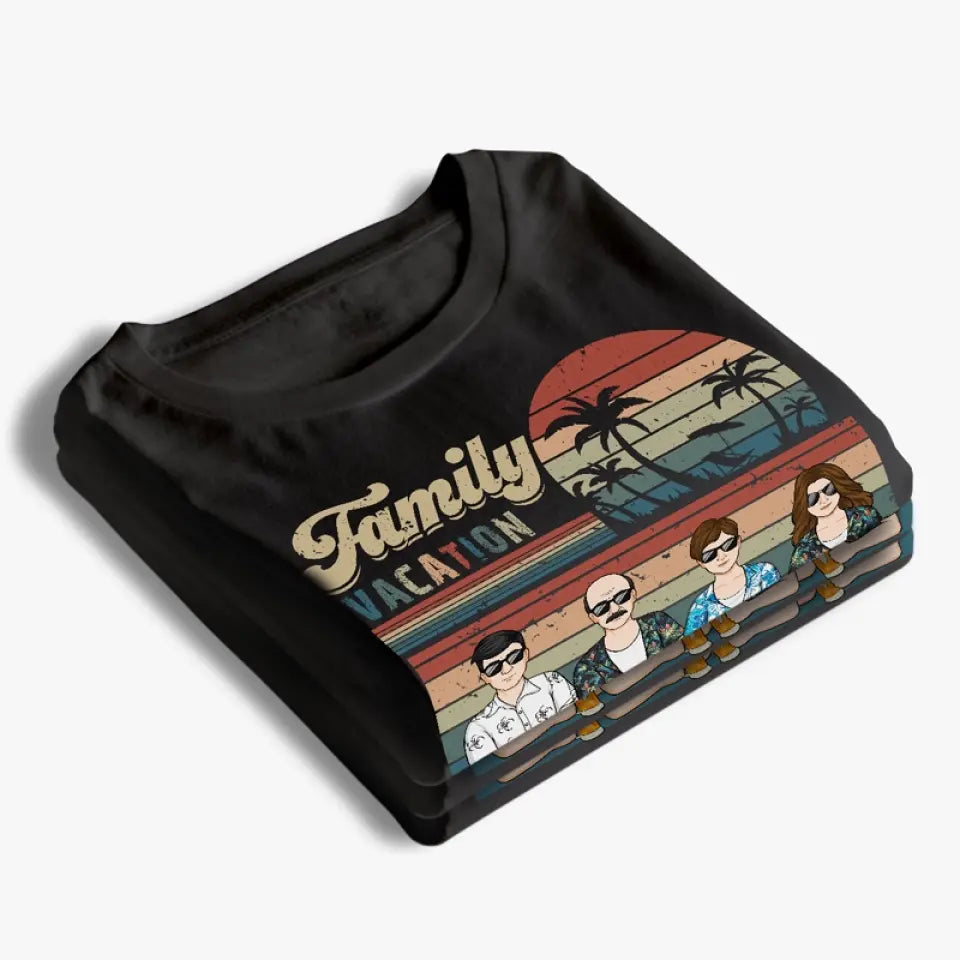 Il n'y a pas de plaisir pour toute la famille - T-shirt, sweat à capuche et sweat-shirt unisexe personnalisé pour la famille - Cadeau de vacances d'été pour les membres de la famille