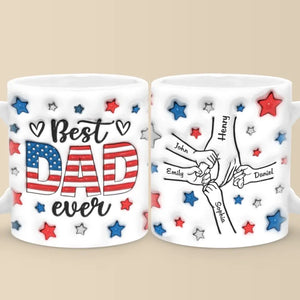 Tu dois mériter l'amour de ton père - Mug personnalisé en 3D avec effet gonflé - Cadeau pour la fête des pères