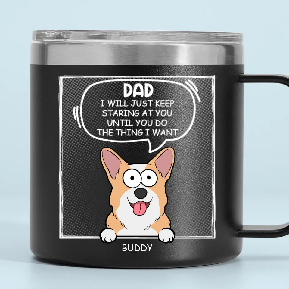 Les amis à fourrure sont les meilleurs amis du monde ! Gobelet personnalisé en acier inoxydable de 396 ml avec poignée pour chien et chat ! Cadeau idéal pour les propriétaires et les amoureux des animaux.
