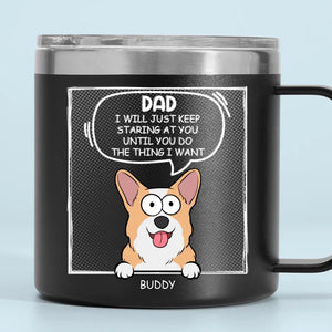 Les amis à fourrure sont les meilleurs amis du monde ! Gobelet personnalisé en acier inoxydable de 396 ml avec poignée pour chien et chat ! Cadeau idéal pour les propriétaires et les amoureux des animaux.