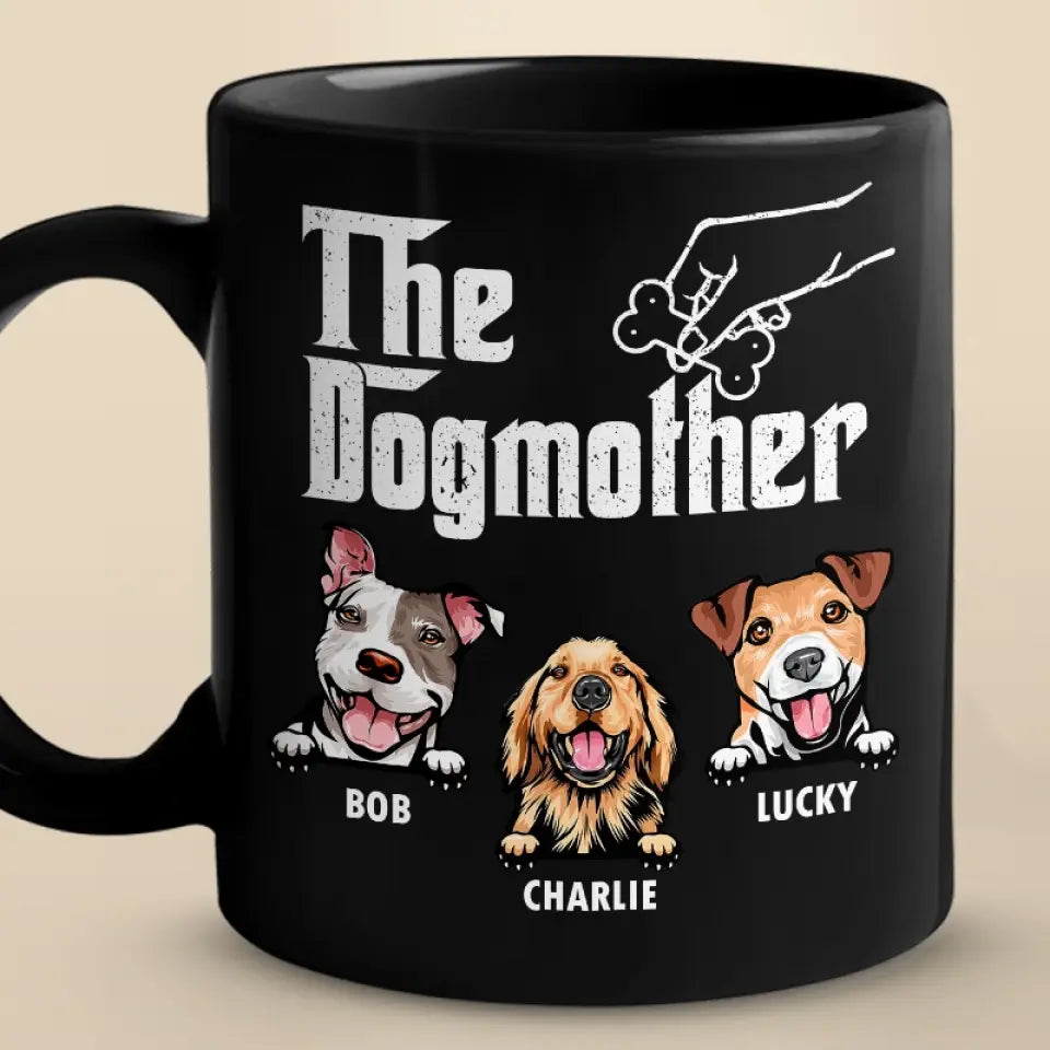Tu seras toujours ma patte préférée - Tasse noire personnalisée pour chien - Cadeau pour les propriétaires d'animaux et les amoureux des animaux