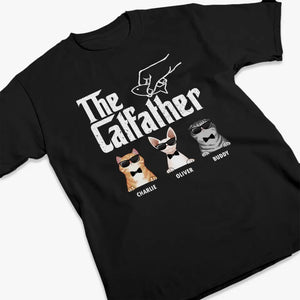 Fier père de plusieurs chats - T-shirt unisexe personnalisé, sweat à capuche et sweat-shirt - Cadeau pour propriétaires et amoureux des animaux