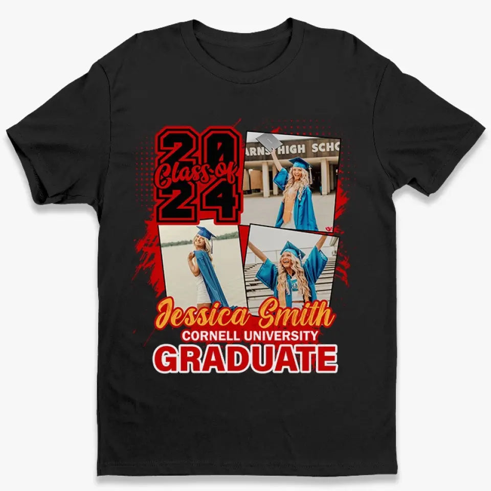 Photo personnalisée Tous nos rêves peuvent devenir réalité - T-shirt unisexe personnalisé, sweat à capuche, sweat-shirt personnalisé pour la famille - Cadeau de remise de diplôme pour les membres de la famille, les frères et sœurs