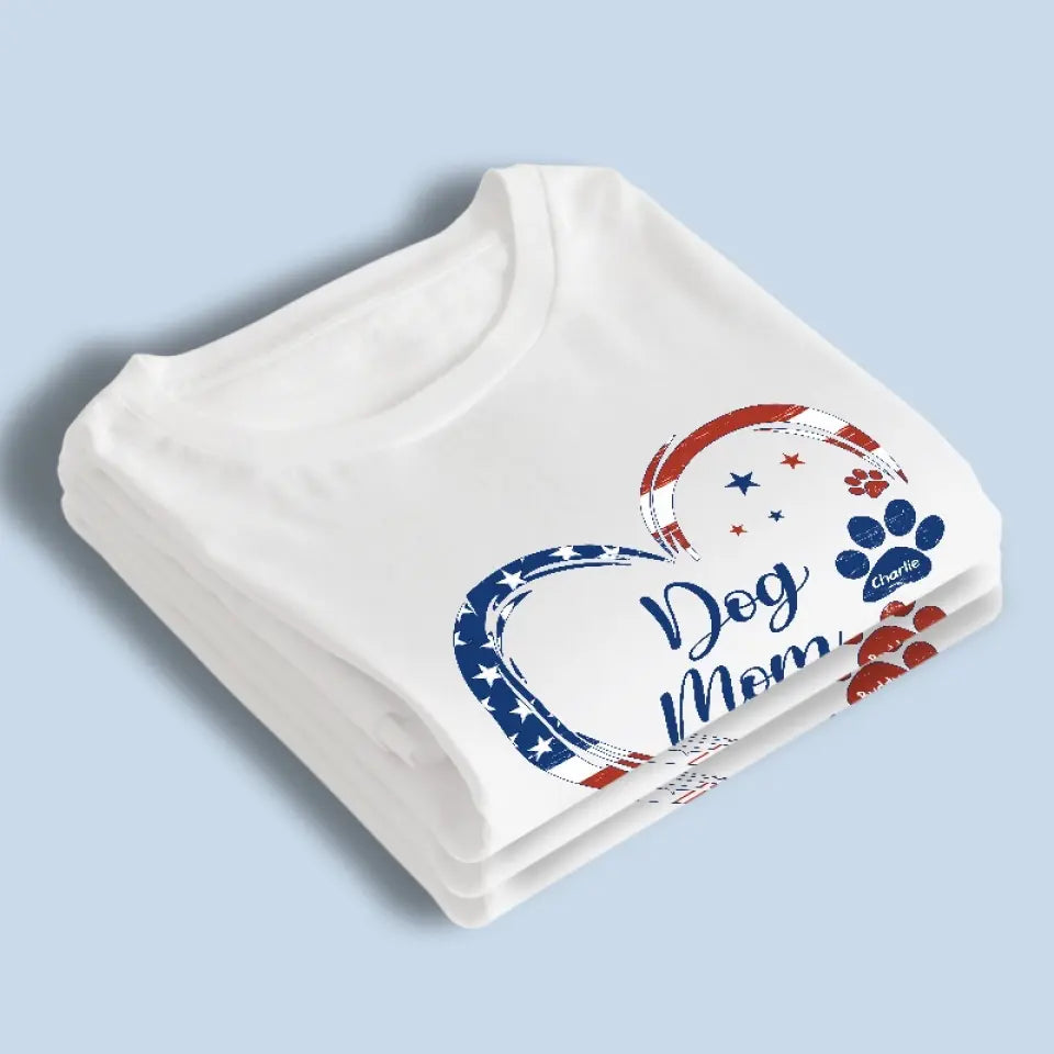Un véritable ami laisse des empreintes de pattes sur votre cœur - T-shirt, sweat à capuche et sweat-shirt unisexe personnalisé pour chien et chat - 4 juillet, cadeau pour les propriétaires d'animaux et les amoureux des animaux