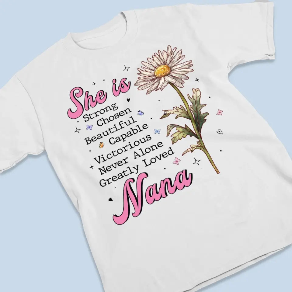 Tu es belle comme une fleur - T-shirt unisexe personnalisé, sweat à capuche, sweat-shirt - Cadeau pour maman, grand-mère