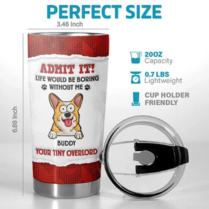 Les animaux de compagnie embellissent la vie – Gobelet personnalisé avec effet gonflable 3D pour chien et chat – Cadeau pour les propriétaires et les amoureux des animaux