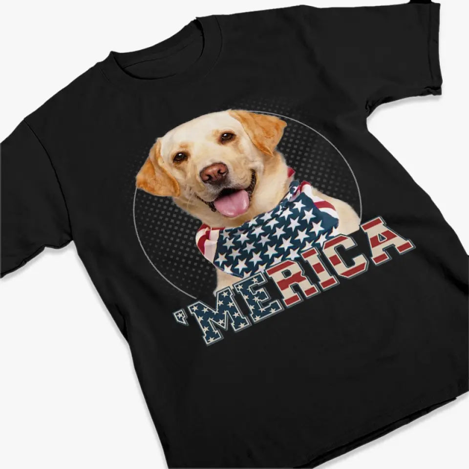 Photo personnalisée « Quand j'avais besoin d'un coup de main, j'ai trouvé ta patte » - T-shirt unisexe personnalisé pour chien et chat, sweat à capuche, sweat-shirt - 4 juillet, cadeau pour les propriétaires d'animaux et les amoureux des animaux