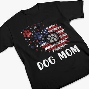 Mon thérapeute a des pattes - T-shirt unisexe personnalisé pour chien et chat, sweat à capuche, sweat-shirt - 4 juillet, cadeau pour les propriétaires d'animaux et les amoureux des animaux