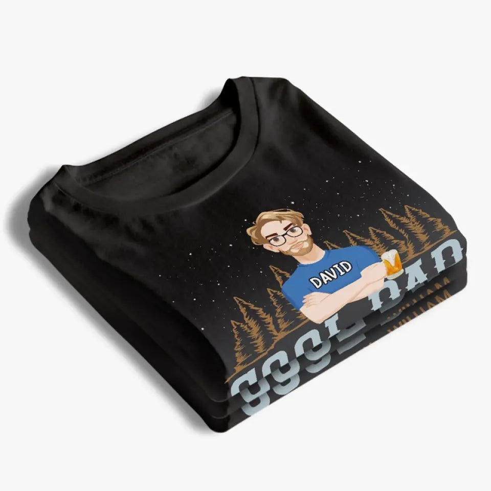 Papa cool - T-shirt unisexe personnalisé pour la famille, sweat à capuche, sweat-shirt - Fête des pères, cadeau pour papa, grand-père