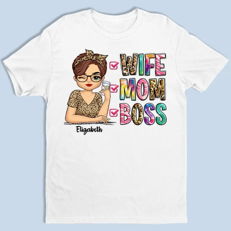 T-shirt, sweat à capuche et sweat-shirt unisexe personnalisé pour femme, maman, patronne - Cadeau pour maman