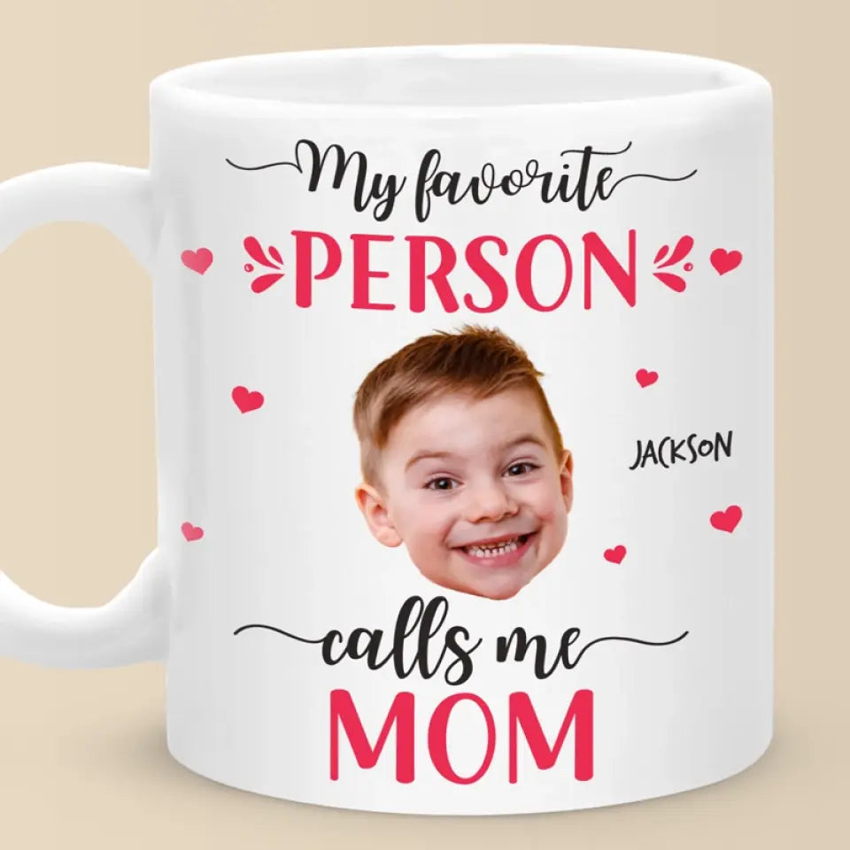 Photo personnalisée « Tu es ma préférée » - Mug personnalisé familial - Cadeau pour maman, grand-mère