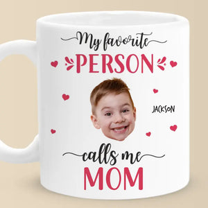Photo personnalisée « Tu es ma préférée » - Mug personnalisé familial - Cadeau pour maman, grand-mère