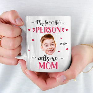 Photo personnalisée « Tu es ma préférée » - Mug personnalisé familial - Cadeau pour maman, grand-mère