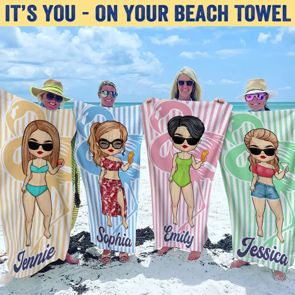 Serviette de plage personnalisée « Les filles veulent juste prendre le soleil » – Cadeau idéal pour les vacances d'été, les anniversaires, les fêtes au bord de la piscine, pour les meilleures amies, les meilleures amies et les sœurs