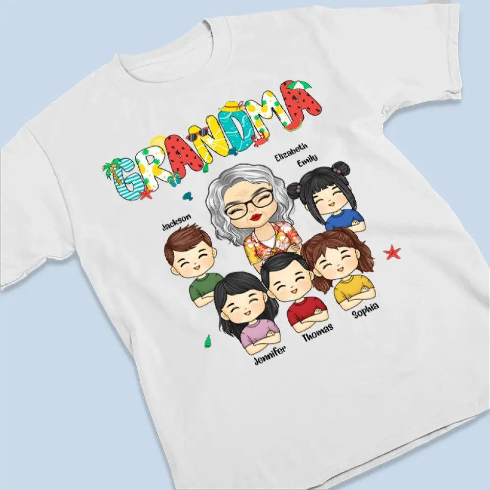 Une maison a besoin d'une grand-mère. - T-shirt, sweat à capuche et sweat-shirt unisexe personnalisé pour la famille - Cadeau pour grand-mère