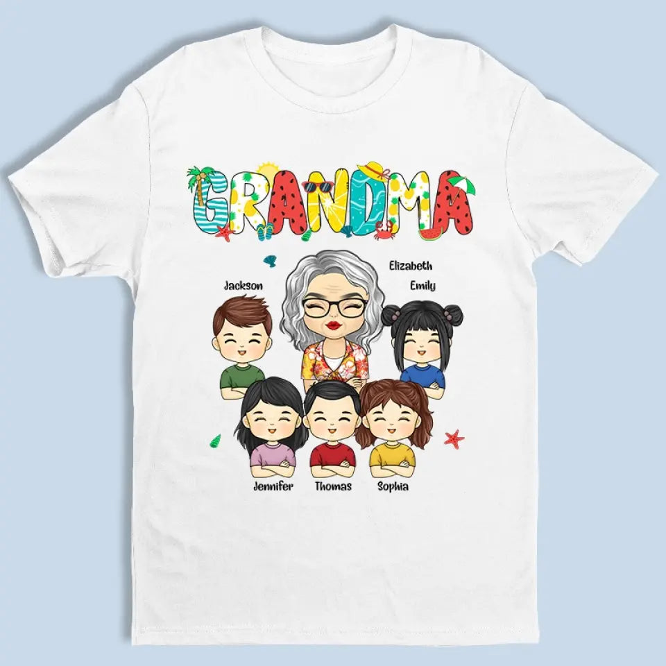 Une maison a besoin d'une grand-mère. - T-shirt, sweat à capuche et sweat-shirt unisexe personnalisé pour la famille - Cadeau pour grand-mère