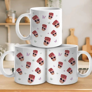 Photo personnalisée « Vous êtes le cœur de la famille » - Mug personnalisé pour la famille - Cadeau pour maman, grand-mère