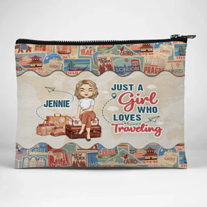 Prêt pour la prochaine aventure - Trousse de maquillage personnalisée - Cadeau de vacances, cadeau pour les amateurs de voyages d'aventure
