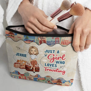 Prêt pour la prochaine aventure - Trousse de maquillage personnalisée - Cadeau de vacances, cadeau pour les amateurs de voyages d'aventure
